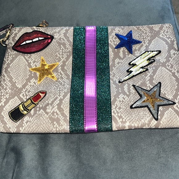 Aldo Sequin Designer Clutch nwot - Picture 3 of 8